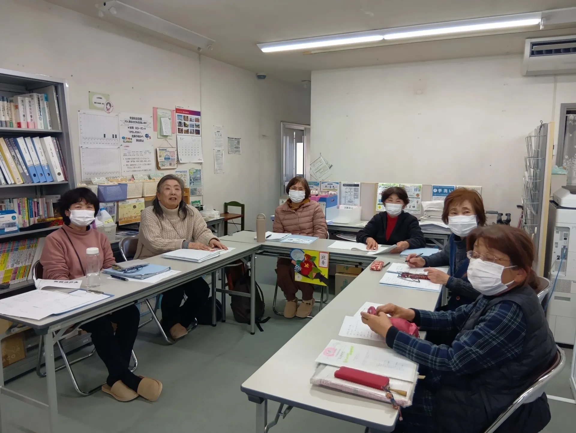 しだ　今年最初のヘルパー会議