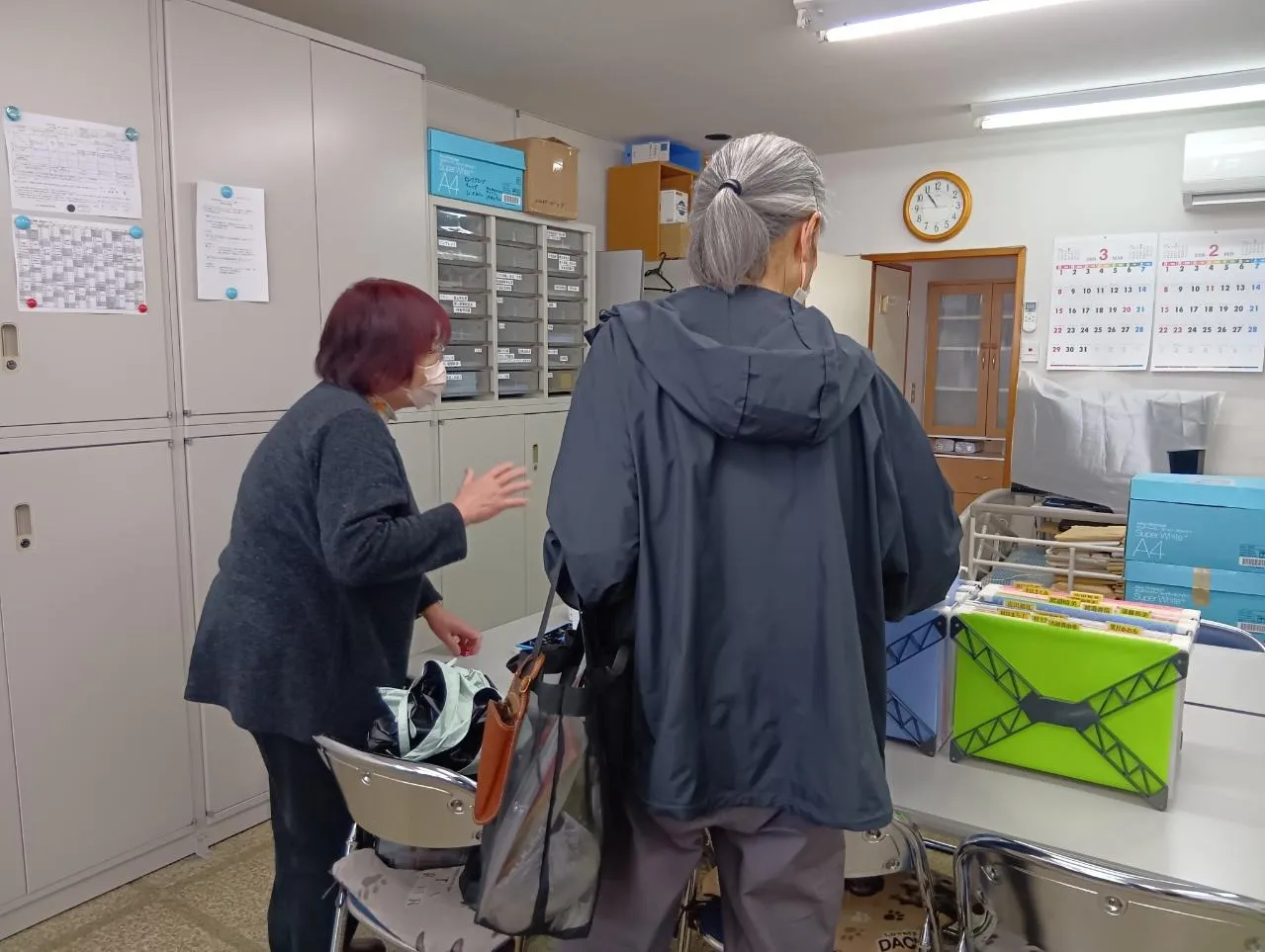 富士宮　事業所でほっと一息